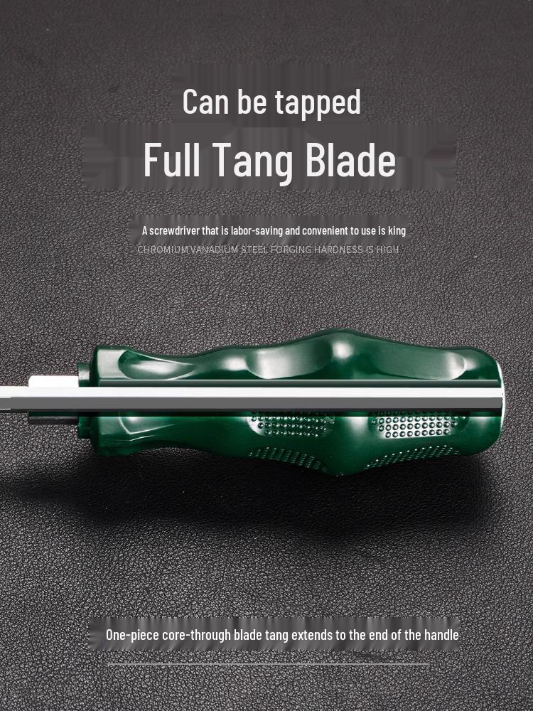 Durable One-Piece Magnetic Torx & Phillips Screwdriver and Pry Bar: High Hardness, Hammer-Ready Flat-Head Design