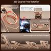 For iPhone 14 Pro Max Case PC + Metal Boardless Phone Back Cover with Kickstand