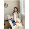 Satin National Style Buckle Imitation Fox Fur Coat Women's Young Fur Coat Winter New