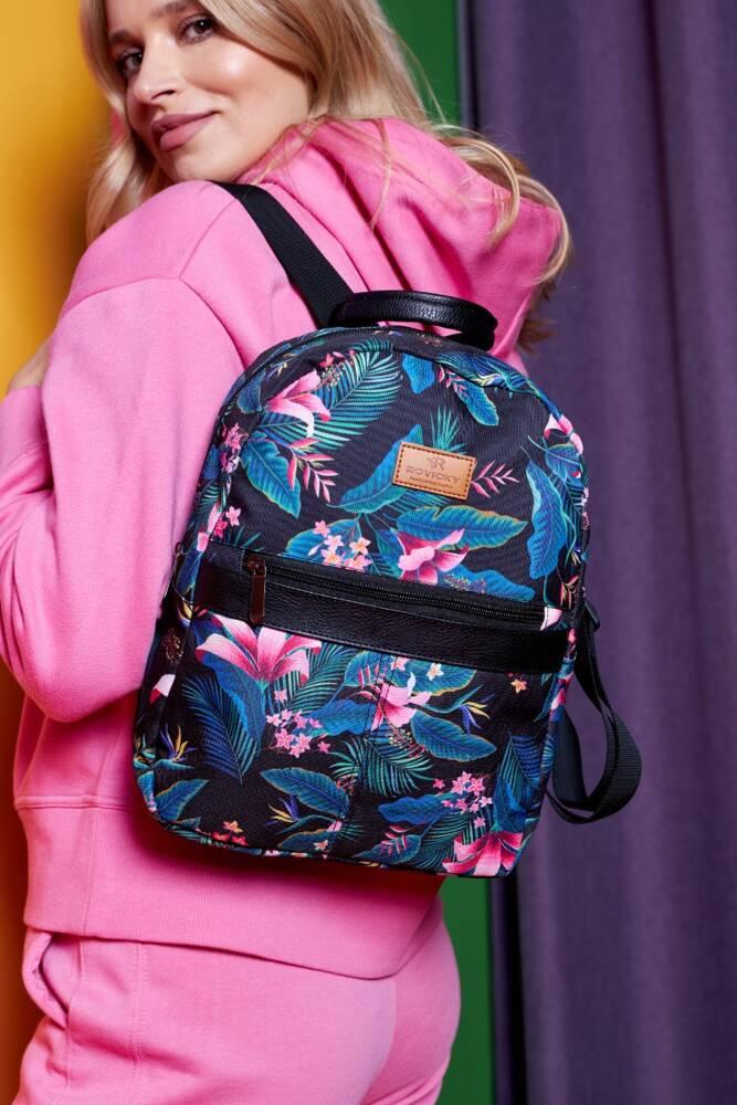 Gemusterter, urbaner Damenrucksack - Rovicky