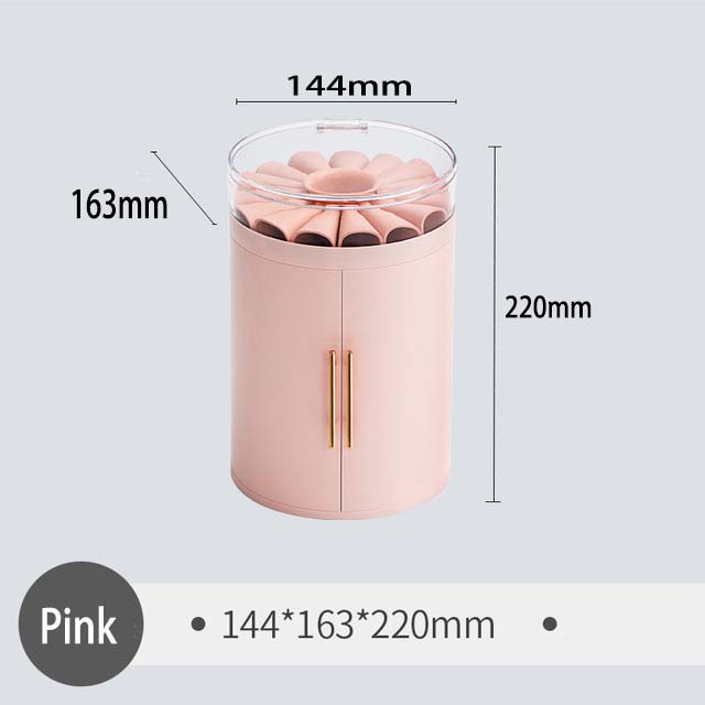 

4-уровневая Организационная коробка для ювелирных изделий для хранения ювелирных изделий, ожерелья, органайзер, вращающиеся лотки для аксессуаров и колец для сережек