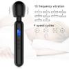 Powerful Magic Wand AV Vibrator for Women G Spot Clitoris Stimulator with LED Display Muscles Massager Masturbator Adult Sex Toy