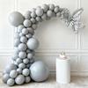 2-20pcs Gray Latex Balloon Wedding Birthday Anniversary Graduation Festival Celebration Indoor Party Decoration Grey Balloons