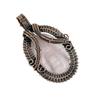 Rose Quartz Jewelry, 999 Copper Wire Wrapped Pendant Handmade Gemstone Jewelry, Gifts For Wife Brand New Pendant