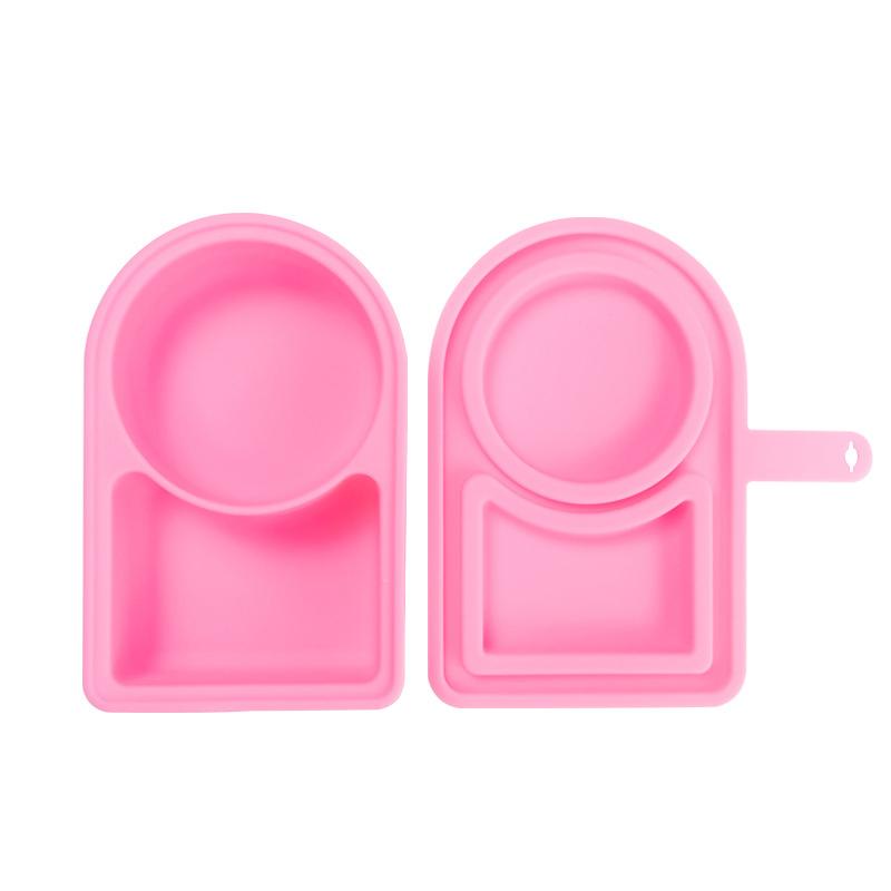1Pieces Silicone Condiment Box For Sauce Container With Lid Portable Small Lunch Box Accessories Dip Container Outdoor Tableware