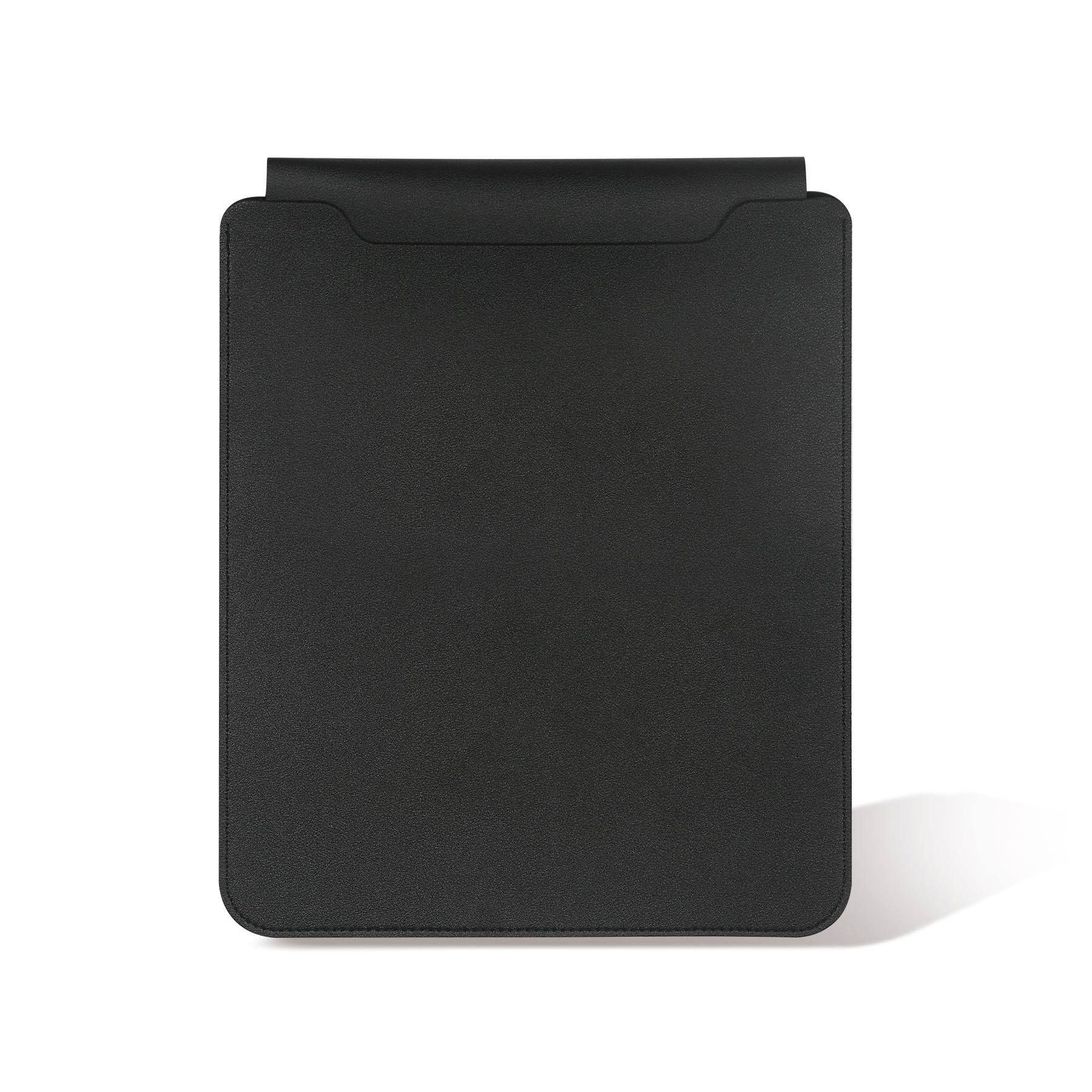 Laptoptas, 13/13.3/14/15/15.4/15.6/16 Inch, Notebook Computer Muismat, PU Leer Blaasvormige Tas, Computer Tas Accessoires 12 to 13.3 inches zwart