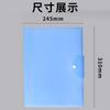 A3 Test Paper Folder Storage Book Transparent Folder Multi-layer File Bag