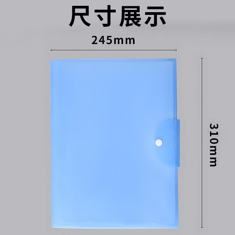 A3 Test Paper Folder Storage Book Transparent Folder Multi-layer File Bag