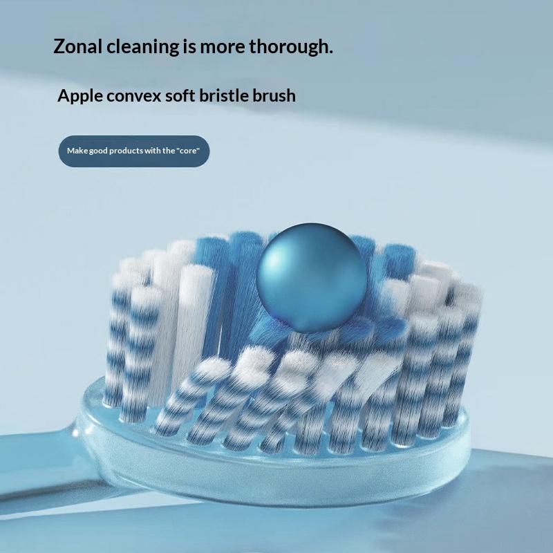 Two Soft-Bristled Toothbrushes For Teeth Whitening Suitable For Children And Adults Oral Care