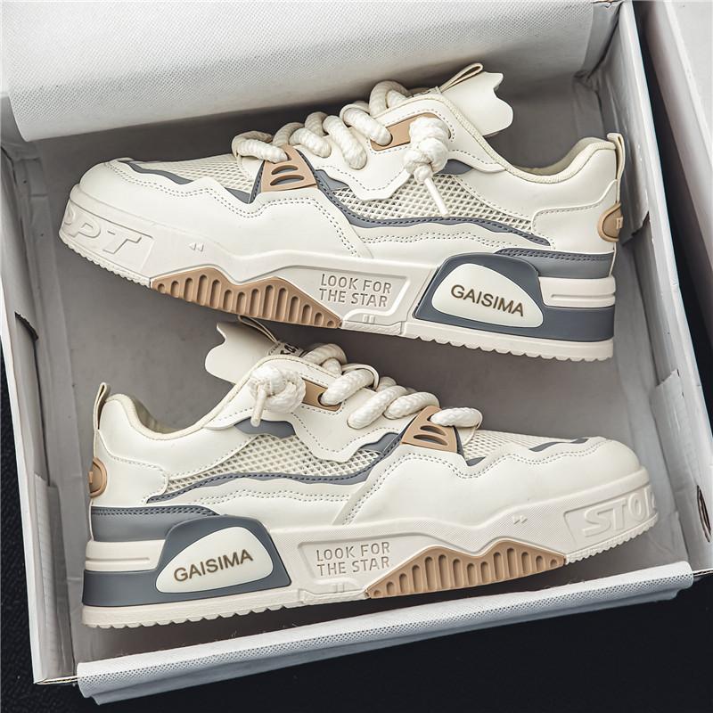 INS Mens Trend Running Shoes Breathable Skateboard Shoes Chunky Comfortable Casual Sneakers Men Tenis Masculino Footwear Male