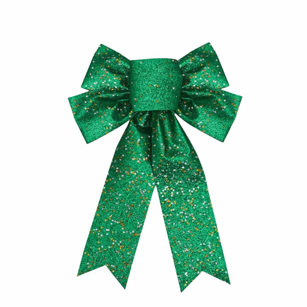Creative Bow Christmas Decoration Sparkling Christmas Bow Decorations  Xmas Party Supplies