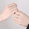 S925 Sterling Silver Endless Love Couples Rings - Unisex Openable Matching Rings, Women's Fashionable Valentine's Day Gift