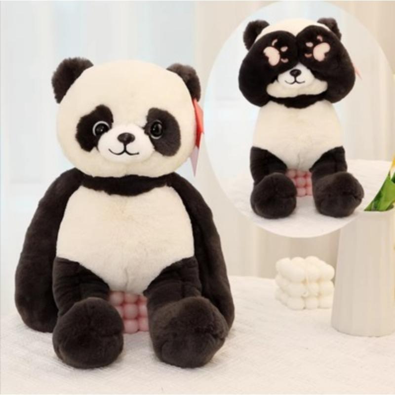 Wulula Hide-and-seek Series Plush Toy Panda Dinosaur Rabbit Children Comforting Toy Girlfriend Birthday Gift