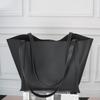 Kadınlar için Büyük Siyah Omuz Çantaları Büyük Hobo Alışveriş Çantası Düz Renk Kaliteli Yumuşak Deri Çapraz Çanta Bayan Seyahat Tote Çantası