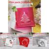Holiday Cookie And Candy Packaging Bags With Transparent Plastic Material For Gifts