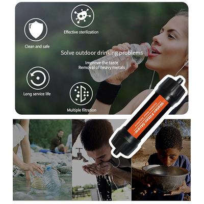 Outdoor Mini Water Filter Straw Camping Purification For Survival Or Emergency Supplies Portable Water Purifier Camping Hiking