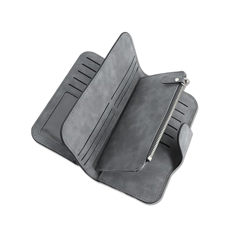 

[TOEDNNQI] wallet ladies long wallet large capacity Card slot *16 Bills don t break With coin purse multifunctional wallet for travel Fashionable