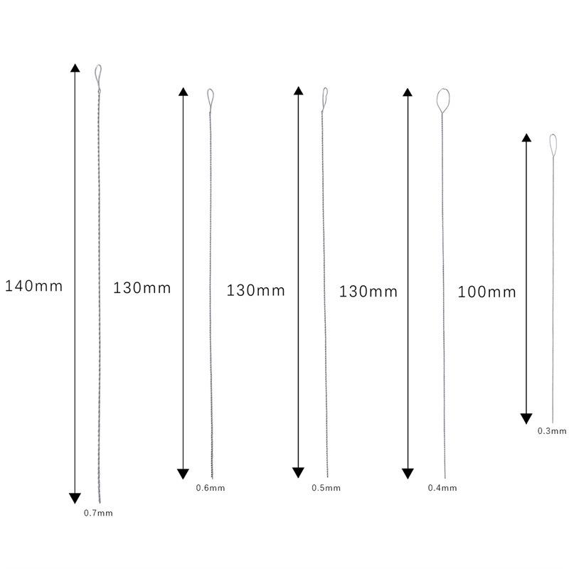 Stainless Steel Twisted Beading Needles for Handmade Jewelry Bracelets, Necklaces, Pendants, and Crafting