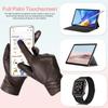 GSG Leather Smartphone Perfect for Size 13150 Women's Gloves, Compatible, Touchscreen, Driving, Winter, Warm, Motorcycles, Brown, L/8,