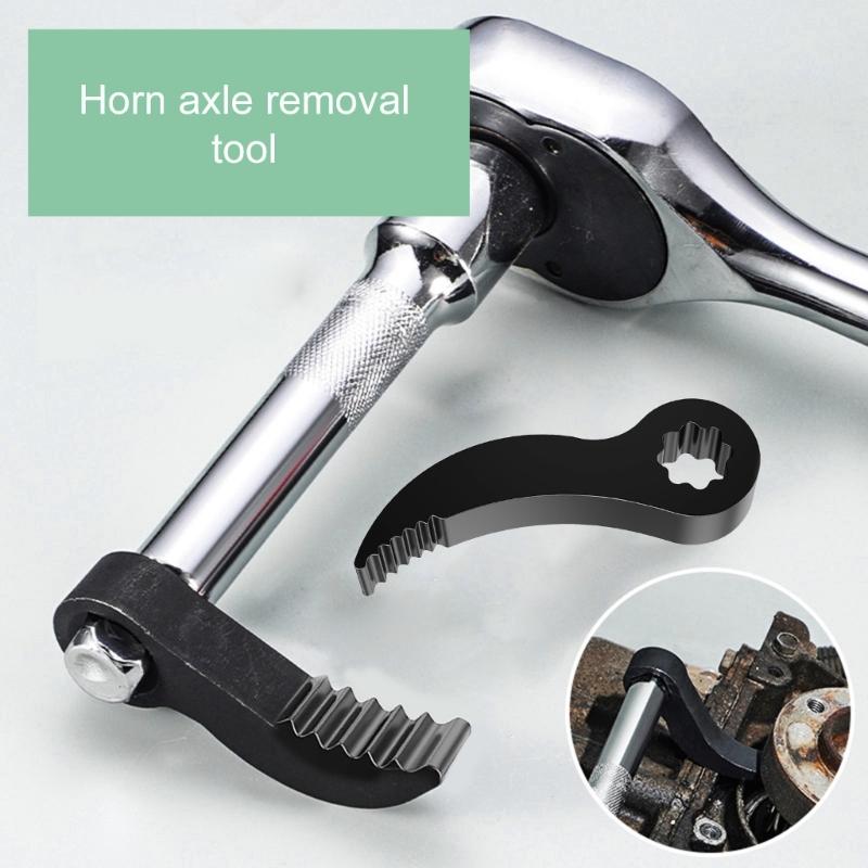 Adapter Head Tool Ratchet Lever Adapter Head Pry Bar Wrench Adapter Head Half Shaft Removal Tool Wrench Head