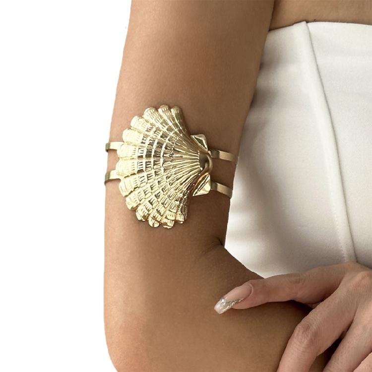 Красивый Морской Жизни Наручный Браслет Детализированные Морская Звезда Раковина и Ракушка Наручный Браслет-Браслет Сплав Цинка Браслет на Плечо