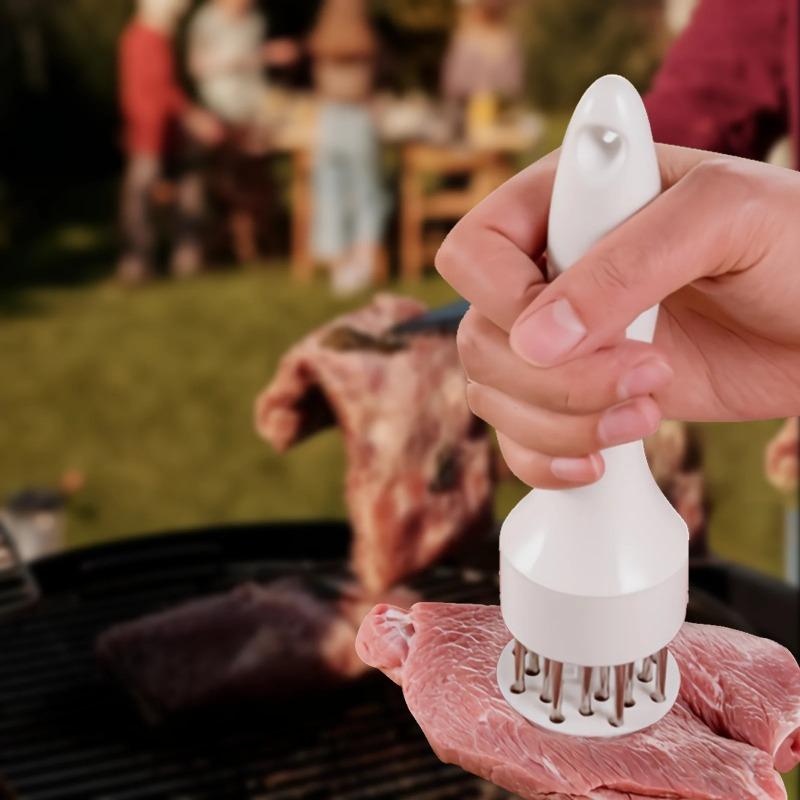 Stainless Steel Steak Meat Tenderizer Hammer Loose Meat Needle Household Punching Daily Tendon Breaker Meat Inserting Needle