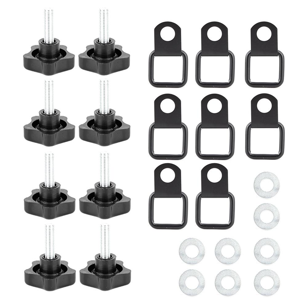 Auto Dach Schraube Zug Schnalle Kit Zubehör Passend für Jeep Wrangler JK JL 20072018 2 Türer