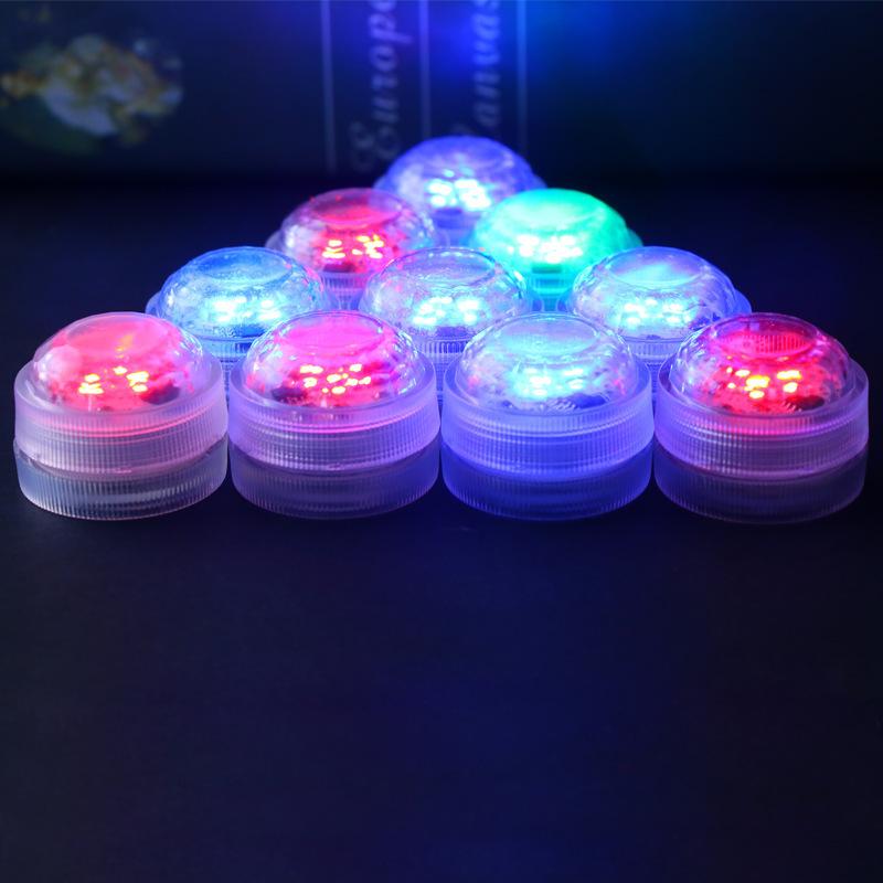LED Underwater Light Adjustable Color Changing Submersible Pool Lamp for Outdoor Garden Pond Vase Accent Lighting
