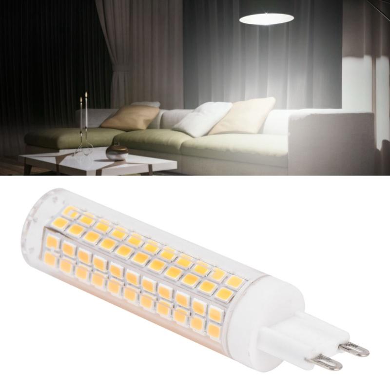 G9 136-LED-Birne 15W 1200LM Dimmbar Keramik Bi-Pin Maiskolben-Birne Für Heim-Innenbeleuchtung(220V Kaltweiß)