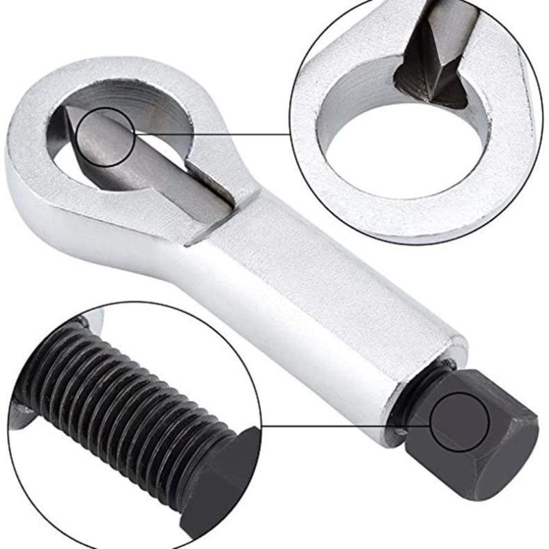Rusty Nut Separation Wrench Damaged Screw Nut Splitter Remover Spanner Remove Cutter Tool Steel Wrench Hex Extractor Tools