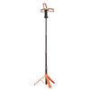 LED Work Light with Stand, 8Ah, Rechargeable Cordless Camping Light, with 3 Lamp Heads, Detachable Tripod Stand, 2200 Lumens 3000K-6500K Dimmable,