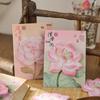 Zaomo Four Seasons Floral Sticky Notes: Chinese Style Irregular Pad for Students.