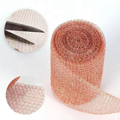 Copper Wire Mesh Screens Fine Rust Resistant Sturdy 3 Meters Woven Screen