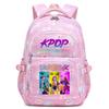 Anime-Druck Stilvoller Unisex-Schulrucksack für Teenager Nylon Wasserdicht 13-Zoll Laptopfach 20-35L Fassungsvermögen