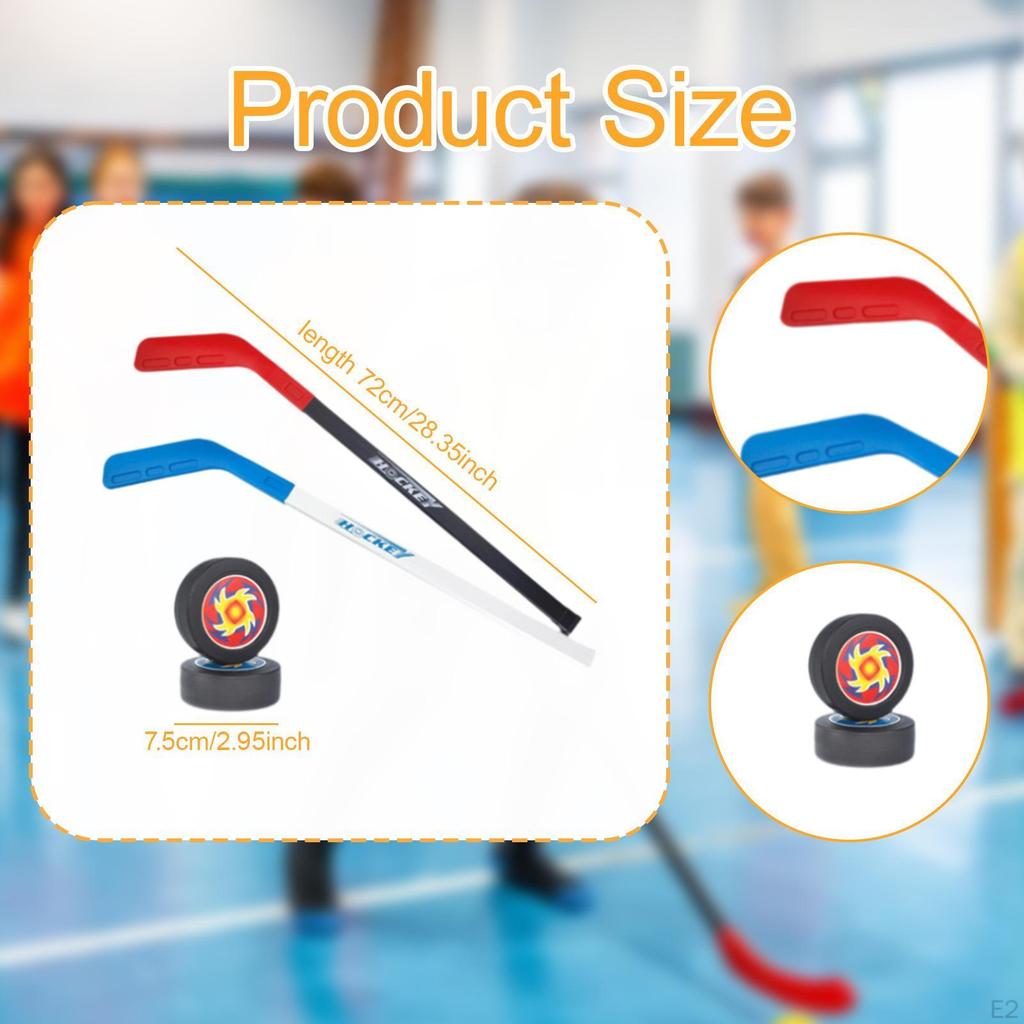 Kids Hockey Sticks and Ball Set Toys Indoor Outdoor, Lightweight, Training Gear, Sports