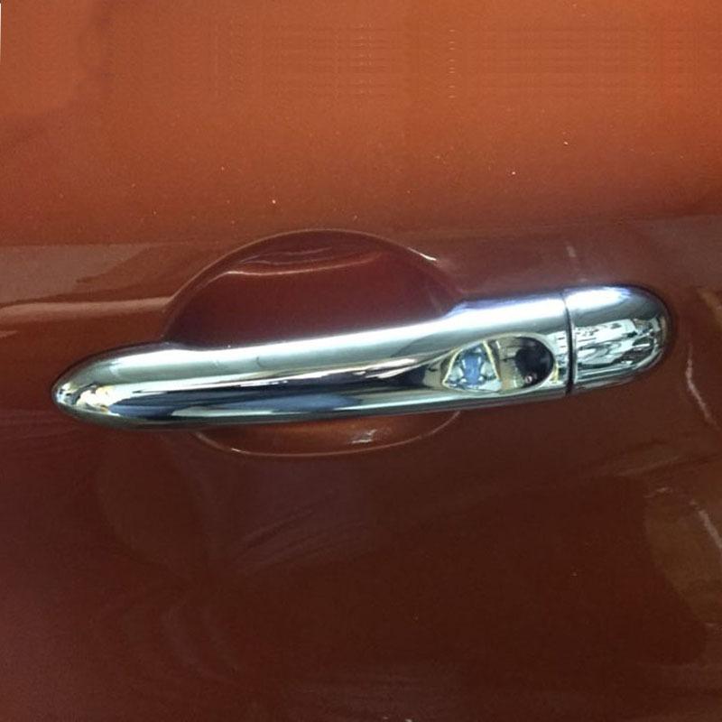 Chrome Door Handle Cover Trim for LADA XRAY X Ray X-ray 2015 2016 2018 Car Accessories Color Carbon Fiber