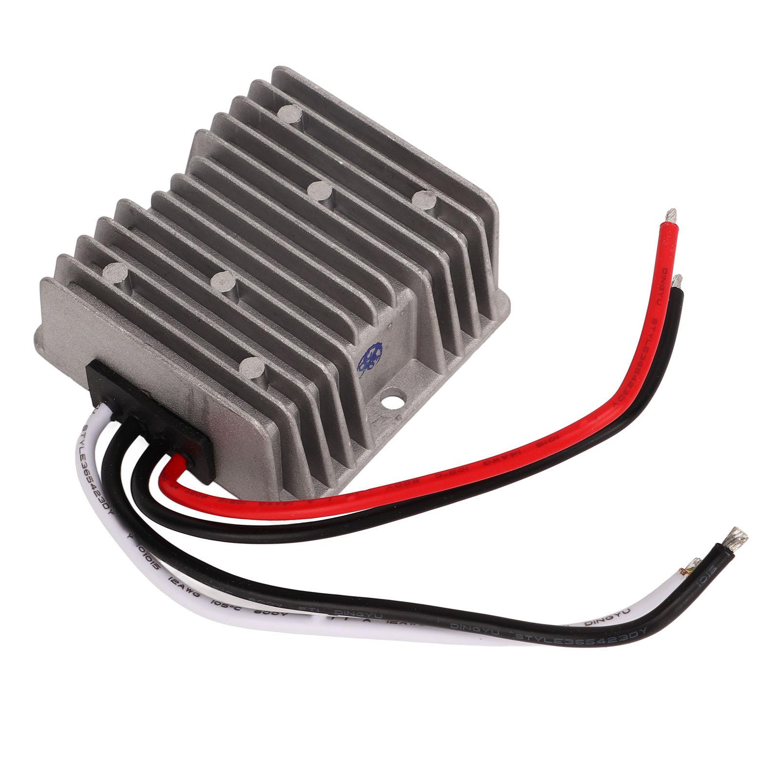 Преобразователь напряжения для автомобиля DC 24V в DC 12V 30A Водонепроницаемый Ударопрочный Понизитель напряжения для автомобиля 360W