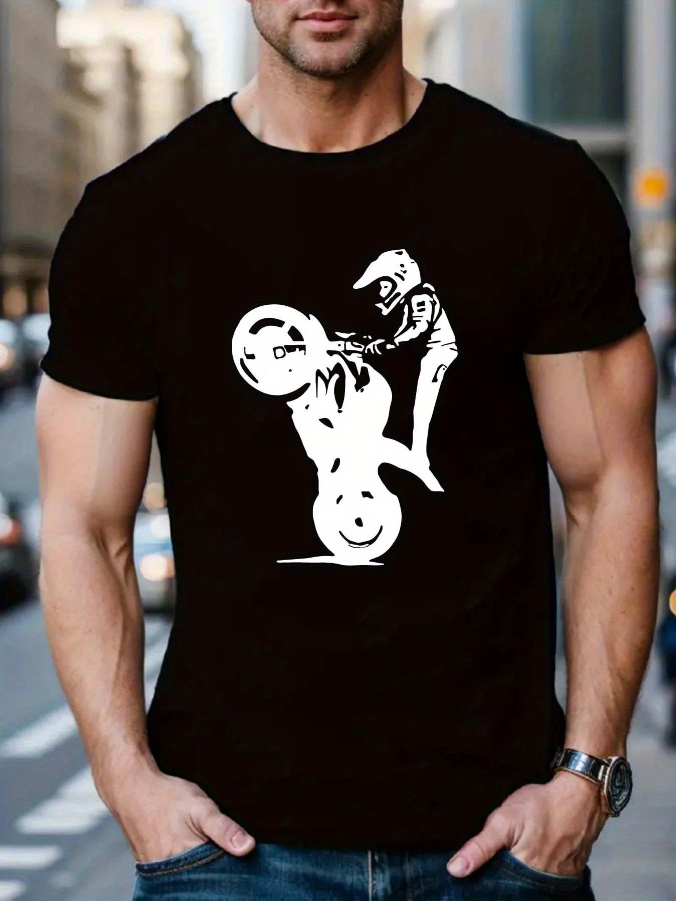 Casual Athletic T-shirt - Breathable Polyester S
