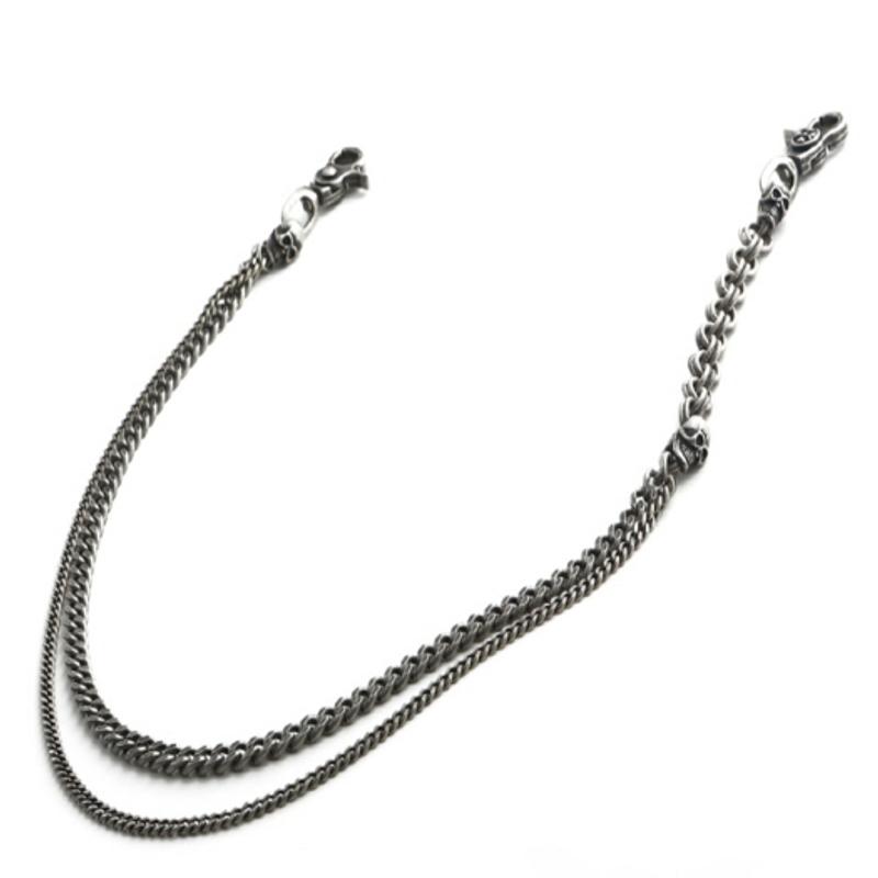 

SHOVEOFF SVC-#516 Double Skull Keychain Key holder