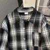 Unisex Retro Plaid Long-Sleeve Shirt - 2025 Autumn/Winter Trendy Scoundrel Style