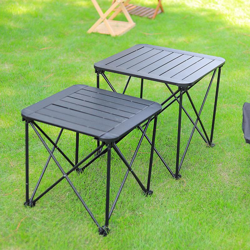 Portable Aluminum Folding Table & Chairs for Outdoor Camping and BBQ