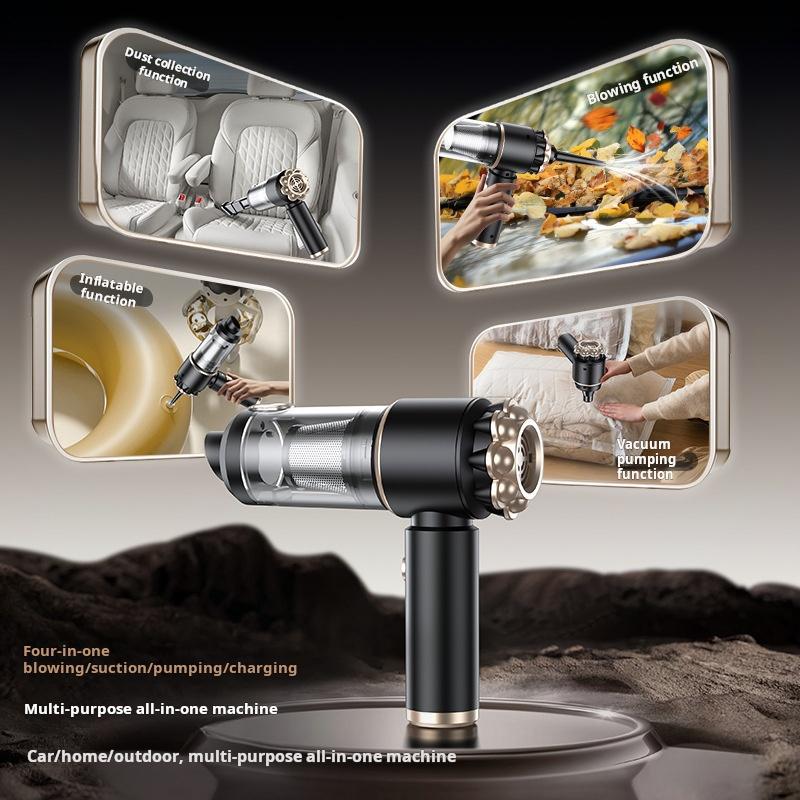 LED Display Car Vacuum Cleaner 12000Pa Mini Wireless Vacuum Cleaner Powerful Suction Handheld Portable Vacuum Cleaner for Car