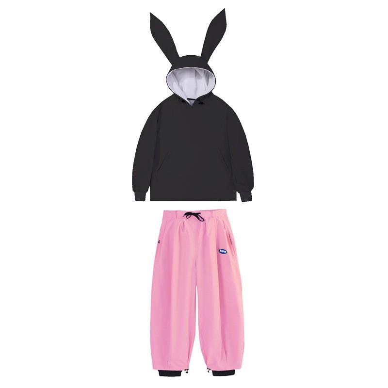 Unisex Winter Ski Suit Set Windproof Waterproof Fleece Lined Snow Outfit Skiing Hiking Ice Sports