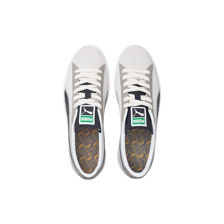 Puma Suede Vintage Blocked - Nimbus Cloud Unisex Sneakers Cream Black White 383780-02