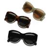 Retro Large Frame Cat'S Eye Square Sunglasses Men'S Sunglasses Women'S Personalized Street Shot Glasses