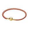 Neues 925er Silberfarbenes Seil-Kastenketten-Armband geeignet für Damen Sommer Charm-Anhänger DIY Modeschmuck