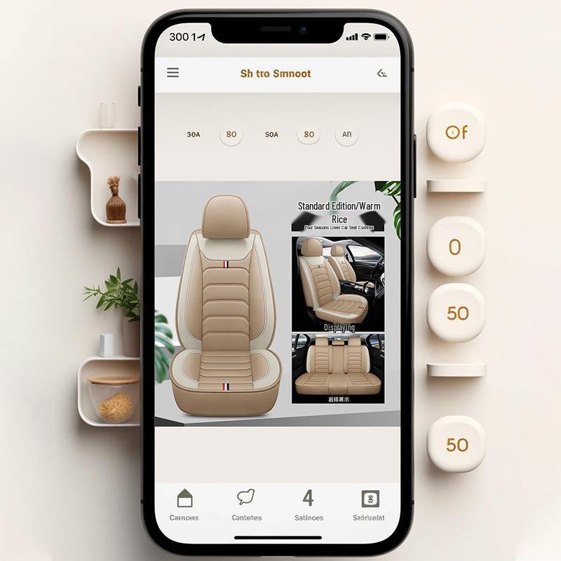 Four Seasons Universal Full Wrap Car Seat Cushion Cover