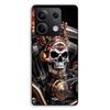 Phone Case - MANIACASE - Xiaomi Redmi Note 13 5G - Silicone TPU - Harley Davidson Mechanical Skull - Black