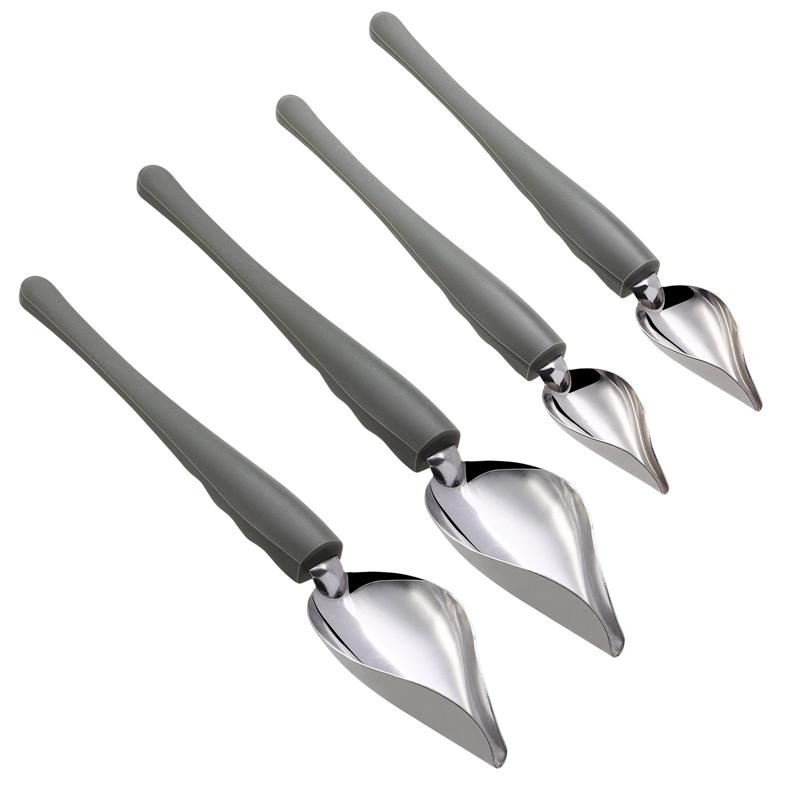Kitchen Stainless Steel Sauce Brush Spoon Chef Decorative Cooking Tip Spoon Western Food Plate Baking Dessert Tip Painting Spoon