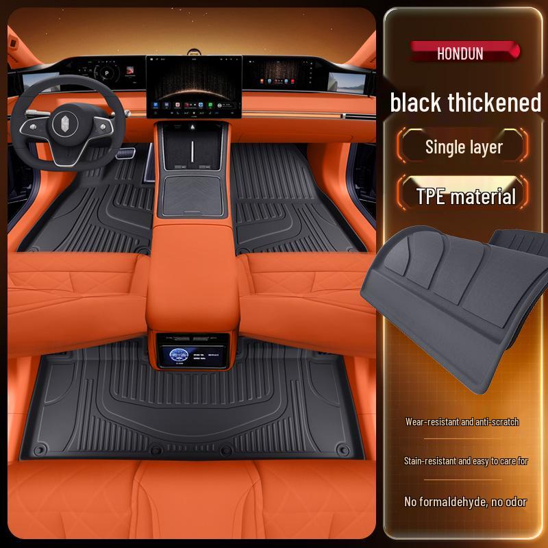 2026 Hongqi S9 TPE Floor Mats: Full Set Interior Carpet for Five Seats
